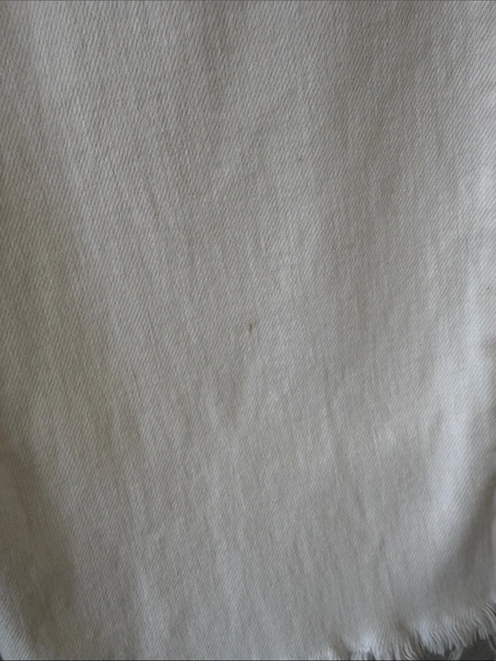 SLVRLAKE Grace Crop White High Rise Wide Leg Jeans Size 25 Raw Hem Premium Denim